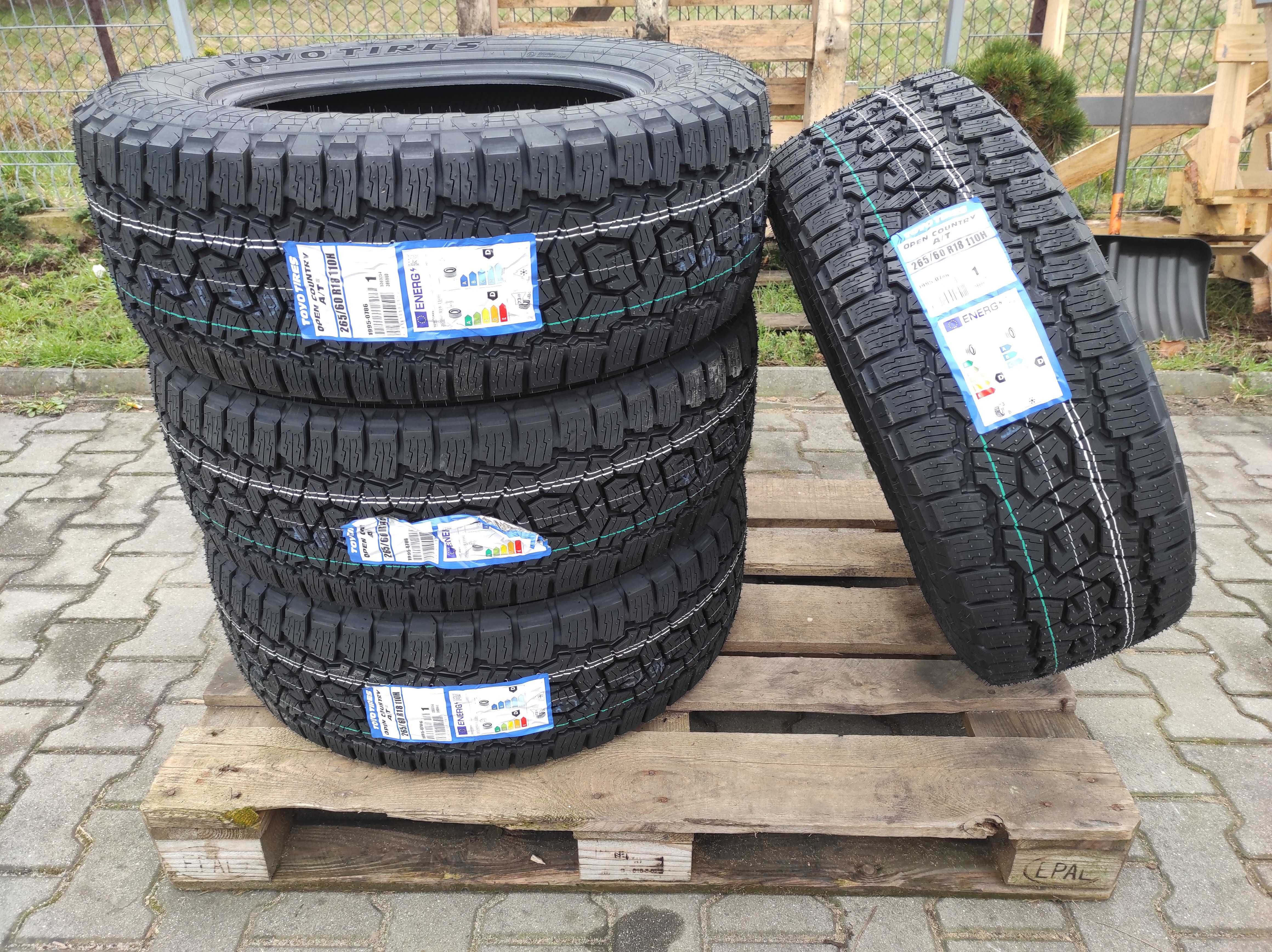 NOWE terenowe 4x 265/60 R18 Toyo Open Country AT III 2023 WYSYŁKA