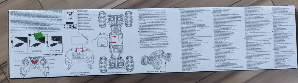 Samochód zdalnie starowany TURBO MAX TWIST CLIMBING CAR