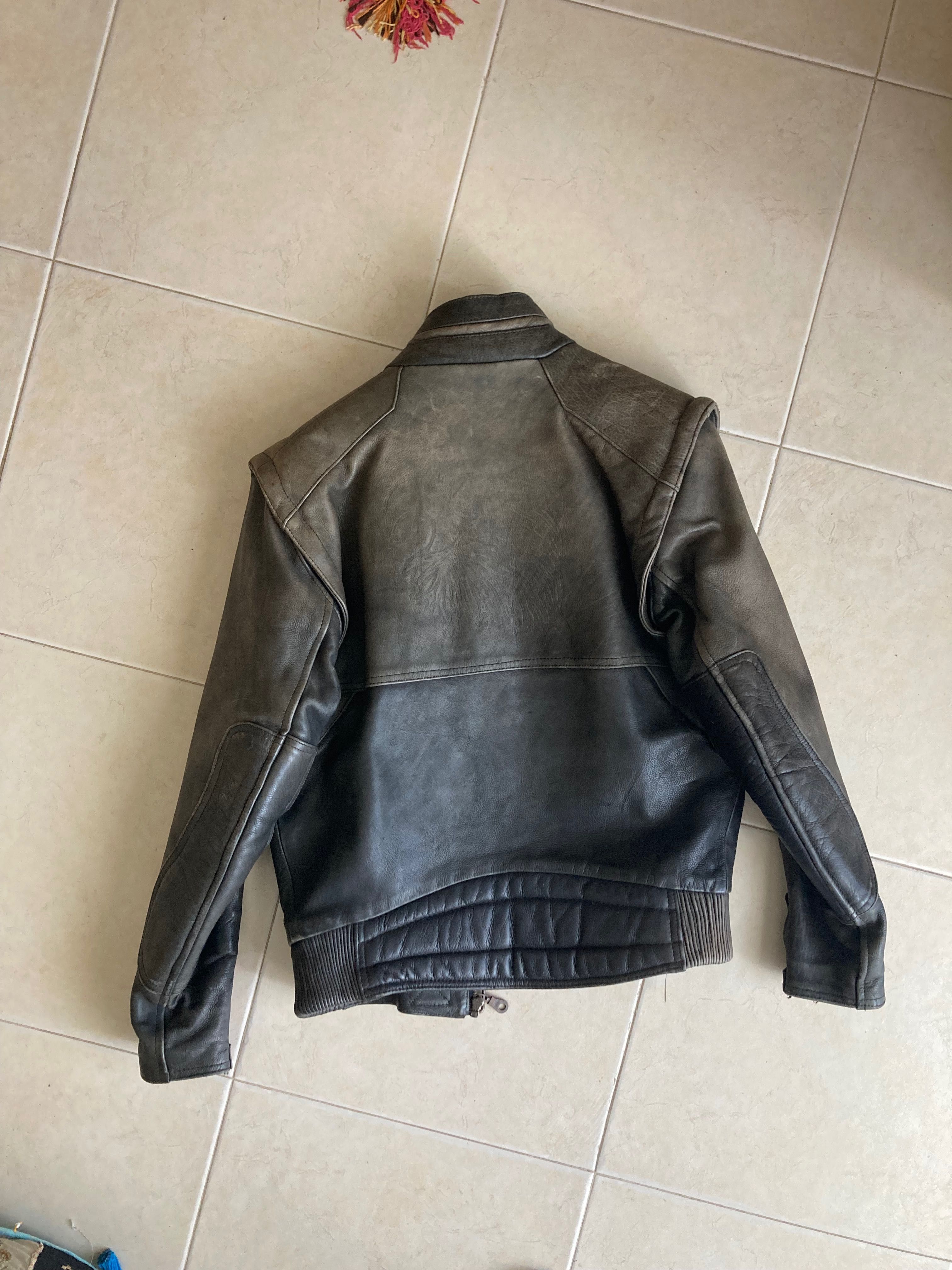 Calça cabedal e blusão unisexo