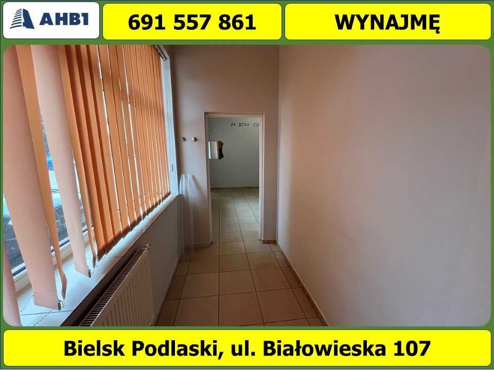 Wynajmę lokal (34m2)- Bielsk Podlaski, ul. Białowieska 107