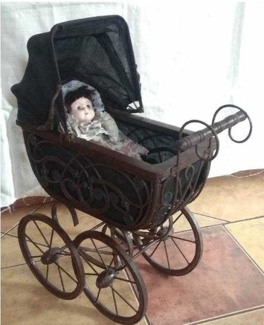 Wózek retro dla lalki