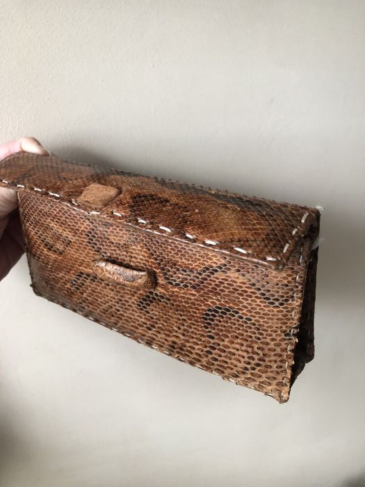 Сумка/домик для мышки; или под ремонт. Натур.КОЖА ПИТОНА! Из Бразилии!