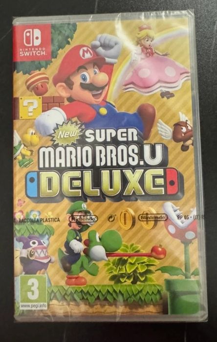 Super Mário Bros.U Deluxe Nintendo Switch NOVO
