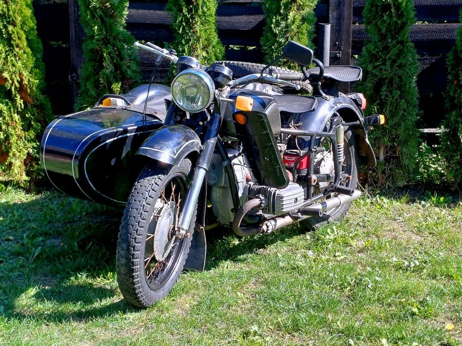 Dniepr zkoszem bocznym zarejestrowany k750 m72 emka Ural iż
