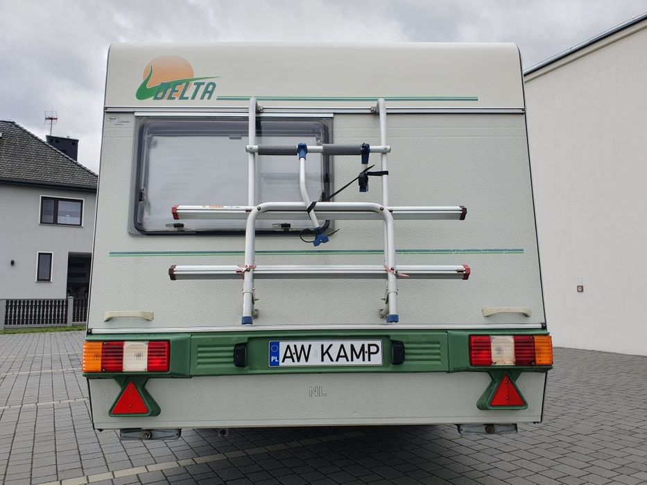Przyczepa kempingowa Delta Aero 98r Dmc 1050kg Przedsionek 4x osoby