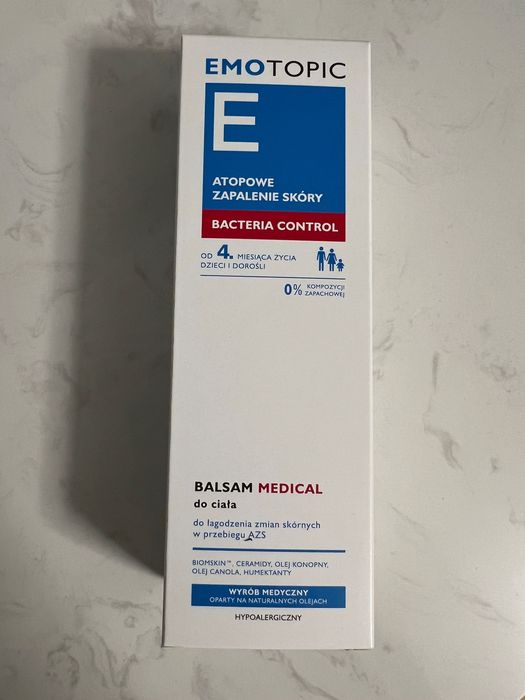 Balsam do ciała EMOTOPIC BACTERIA Control