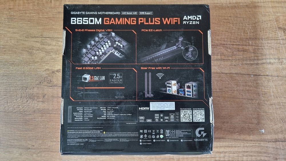 Płyta główna Gigabyte B650M GAMING PLUS WIFI box gwarancja nr. N1132