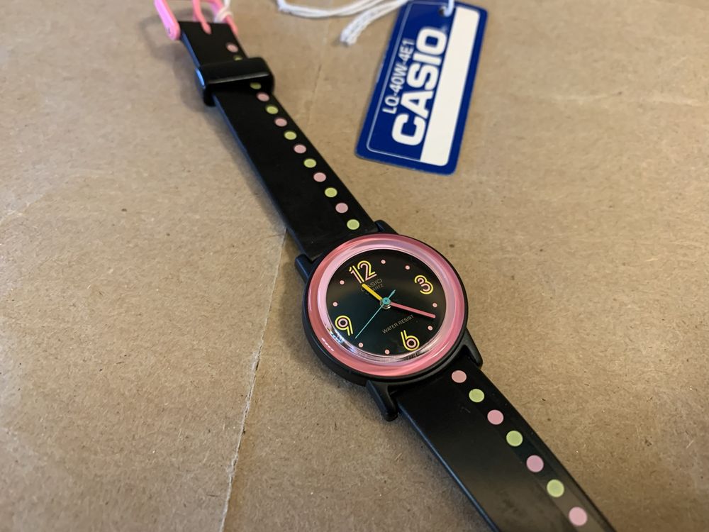 Vintage 80s Casio JAPAN JAPAO Ladies Watch Relogio de pulso mulher