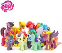 Kucyki MY LITTLE PONY figurki zestaw  12 sztuk kucyków koniki