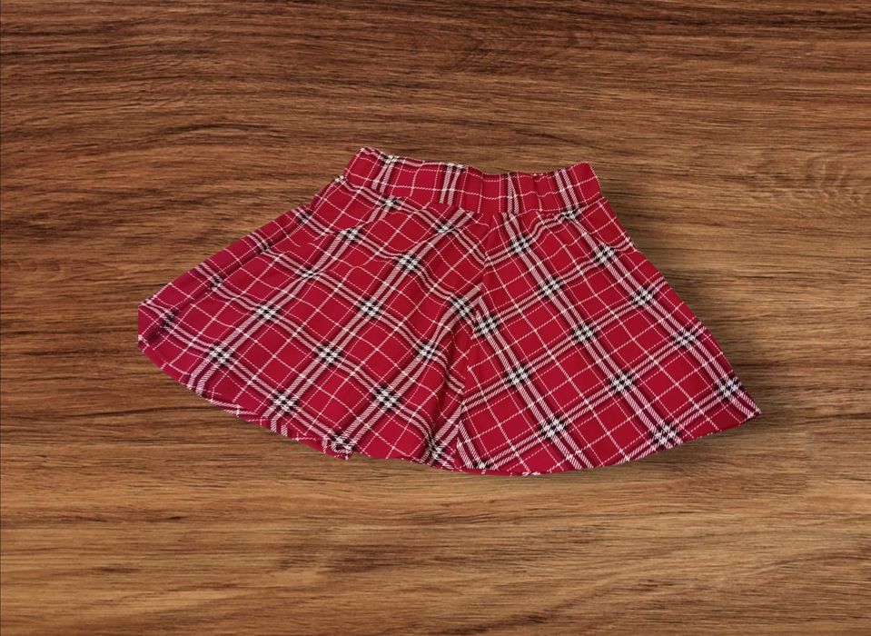 Nowa Mini spódniczka krata S