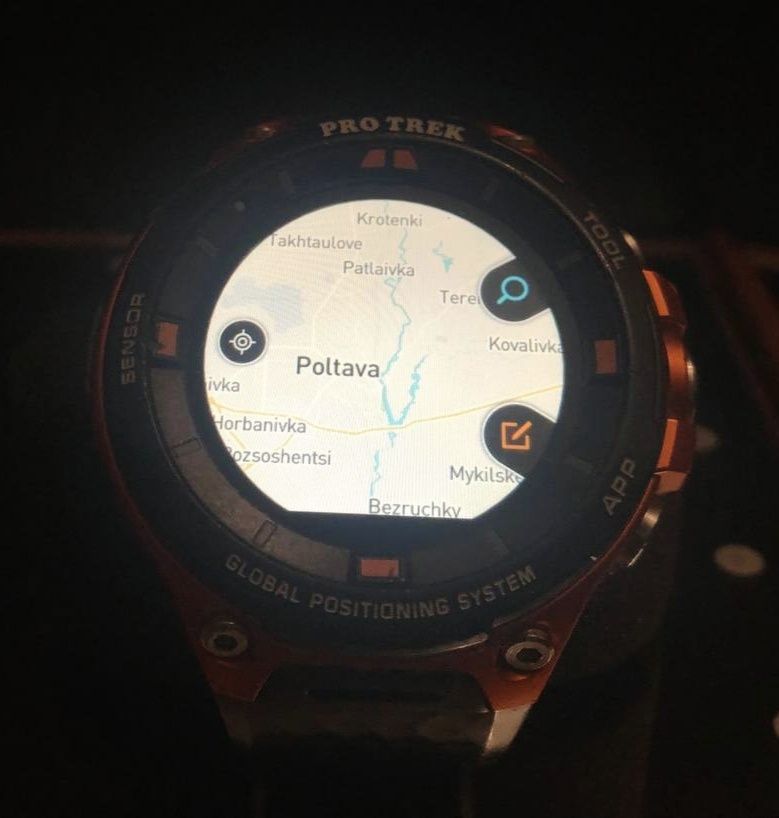 Casio Smart Watch Outdoor Orange WSD-F20
