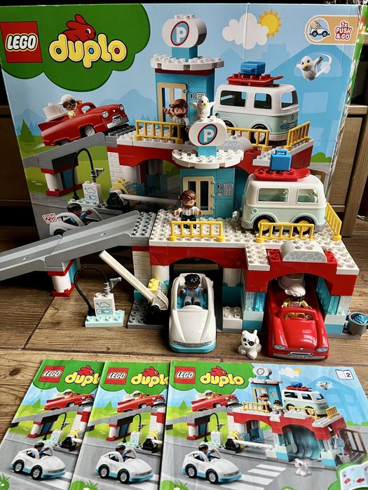 Lego duplo parking myjnia