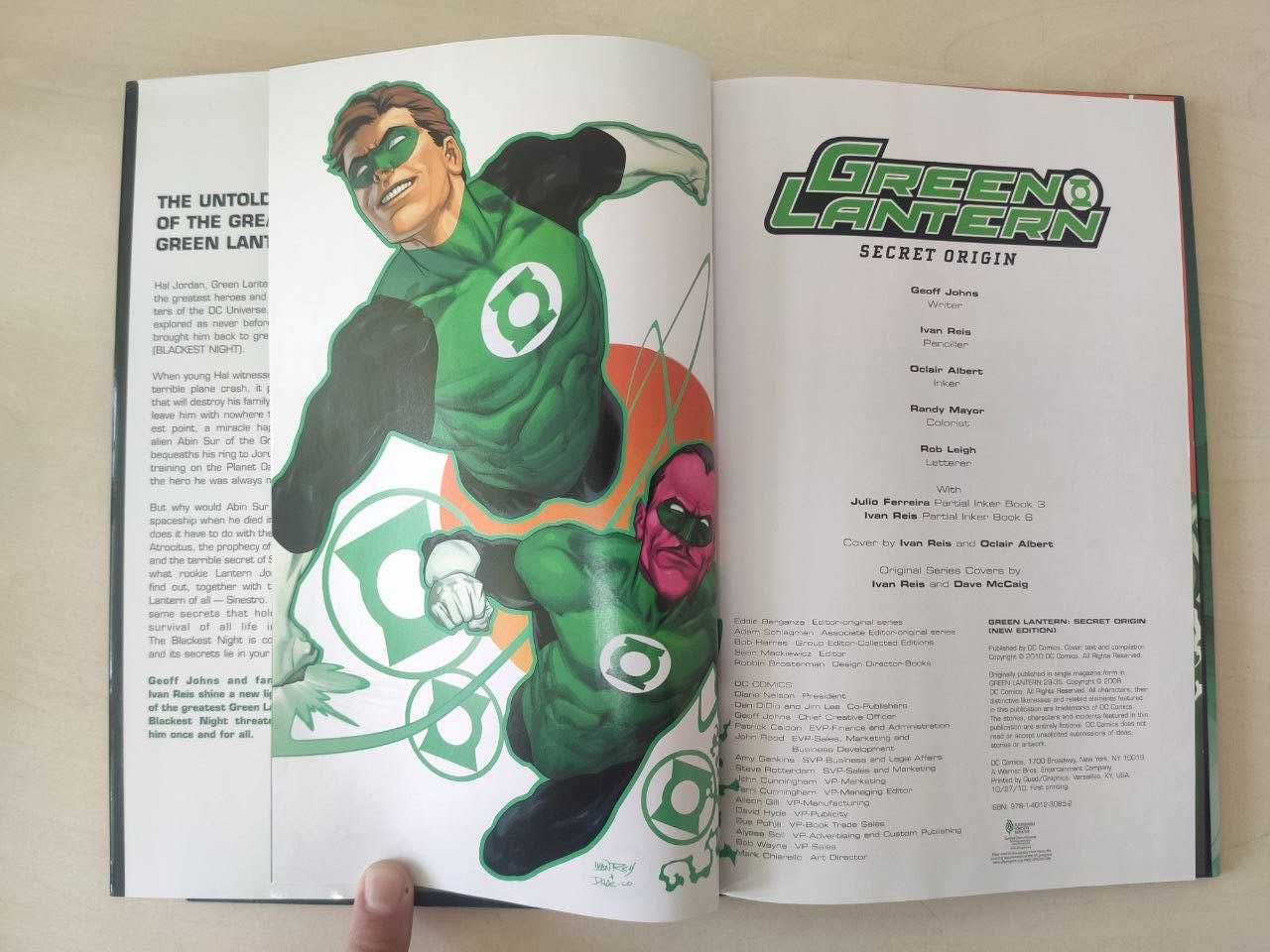 Английский Comic book Green Lantern: Secret Origin DC Comics 2010