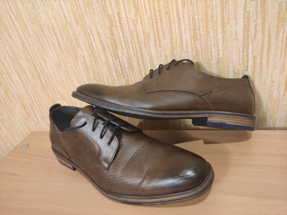 чоловічі туфлі броги VENICE на шнурівці, р.44/30см