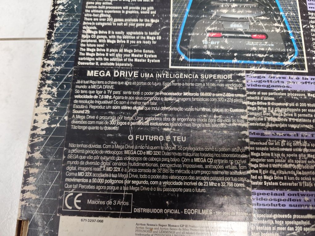 Sega Mega Drive 2 II - Com Caixa Versão Portuguesa