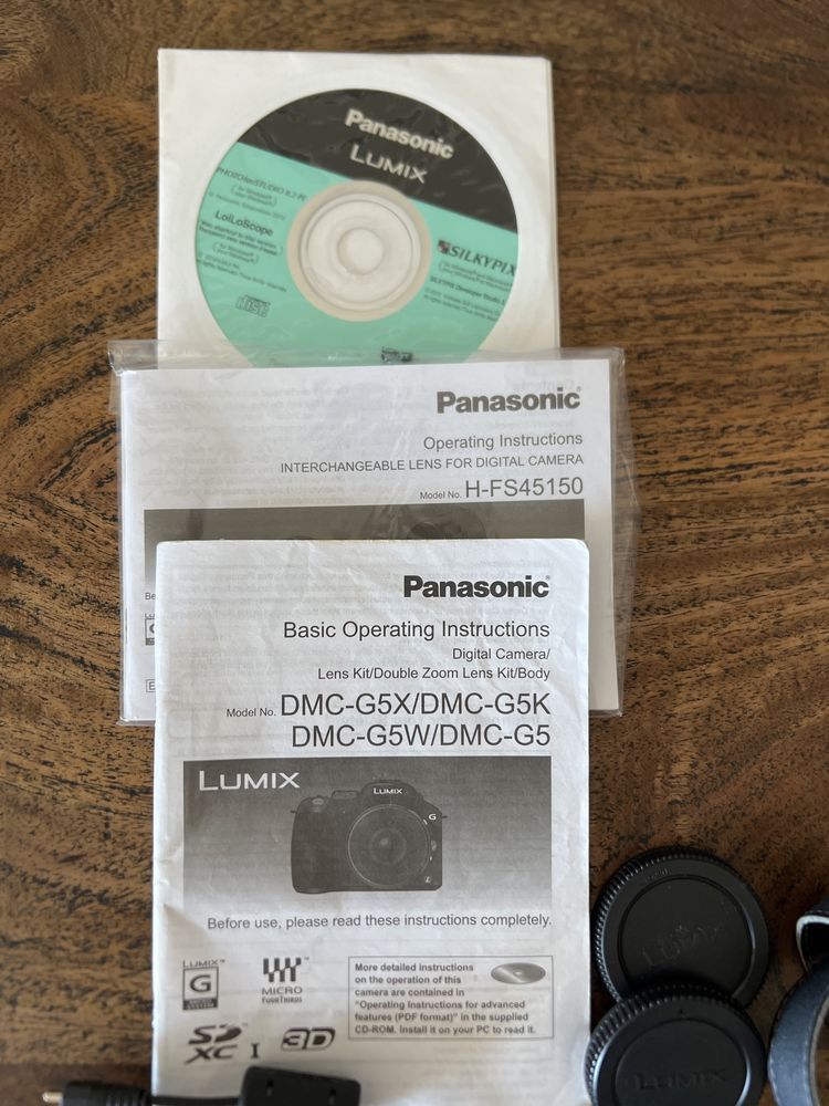 Panasonic Lumix DMC-G5 pouco usada + 2 lentes