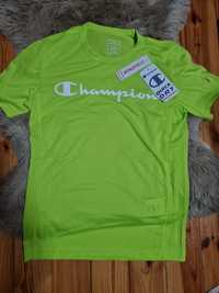 Champion t-shirt koszulka XS Quick dry performance neonowa bluzka