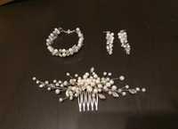 Biżuteria ślubna perły