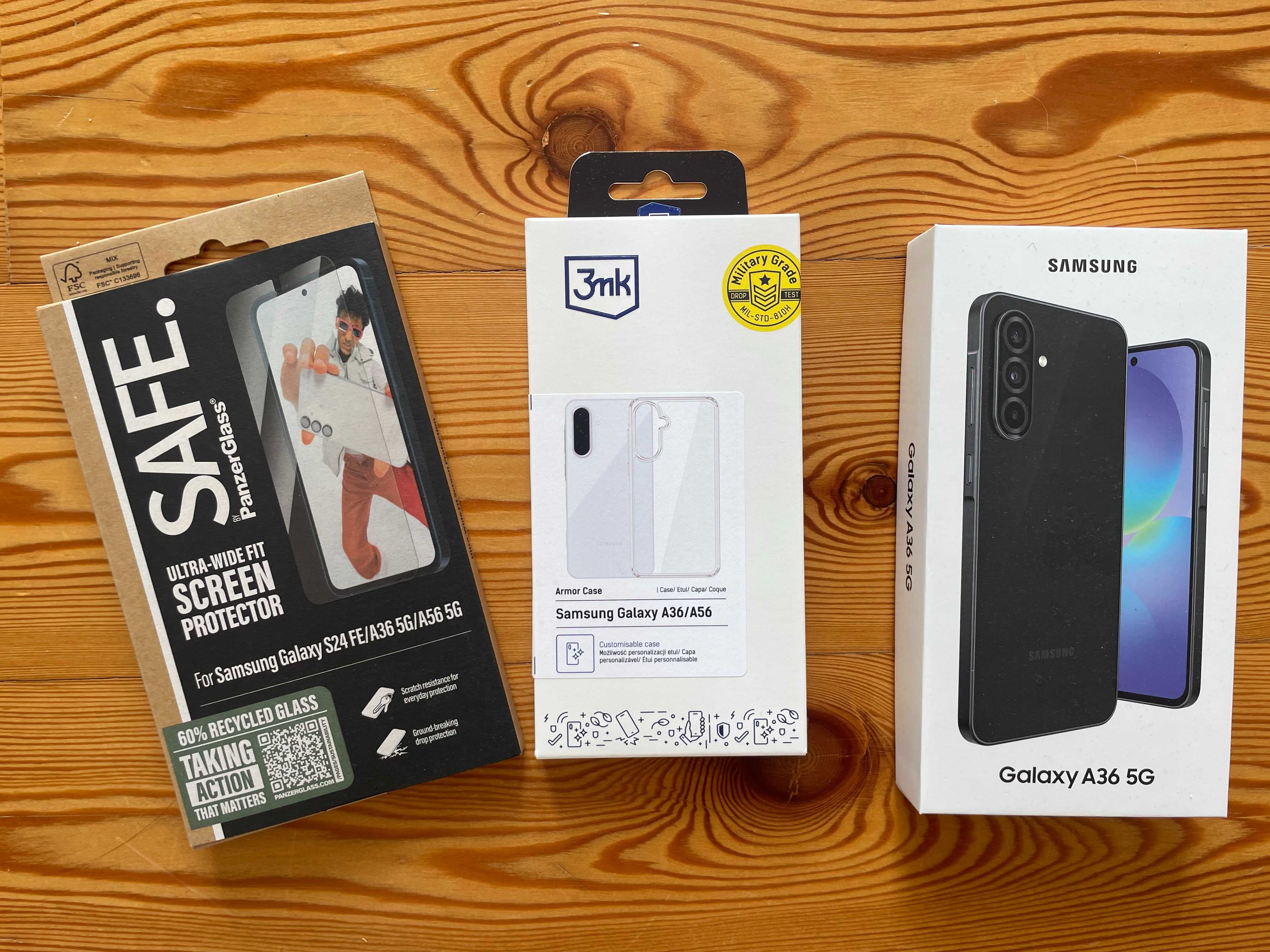 Samsung A36 5G 128GB com capas - NOVO