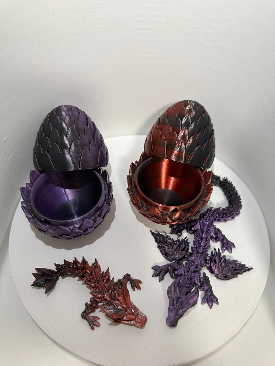 Efektowne jajo “Dragon Egg” 3D 30 zł (Smoczek opcjonalnie 15 zł/20 zł)