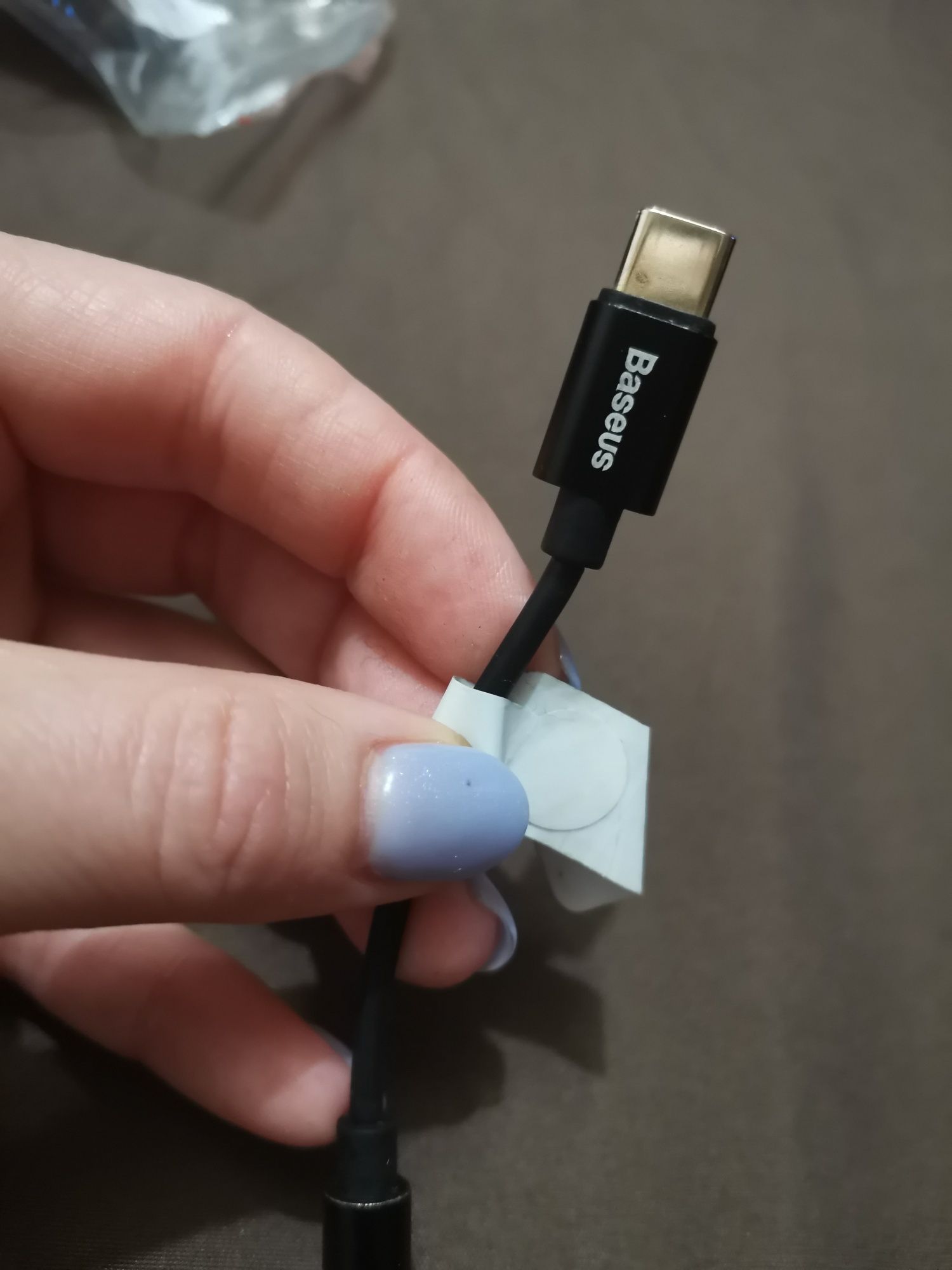 Шнур кабель переходник baseus оригинал 3.5 type c