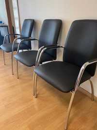 Conjunto de Cadeiras para mesa de reunião em pele - Escritório