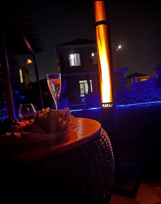 Уличный пеллетный камин вуличний камін