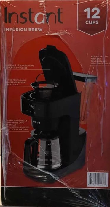 Nowy ekspres do kawy Instant Infusion Brew przelewowy 4-12 filiżanek