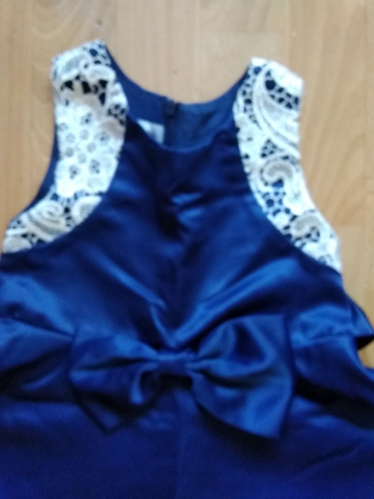 Красивое синее платье на рост 110 см