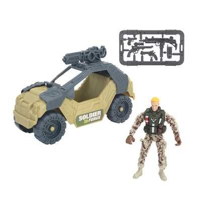 Дитячий набір Chap Mei / Солдатики набор джип, машинка *