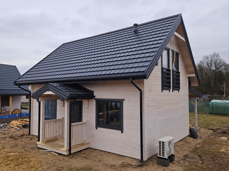 Dom domek drewniany 35m2 35 m2 70  budowa pergola altana garaż wiata