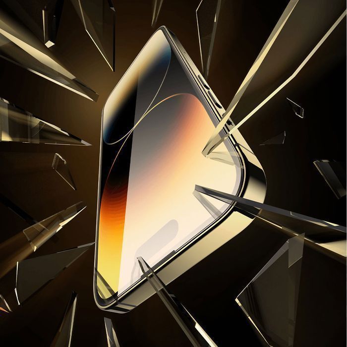 Szkło Hartowane Baseus do iPhone 14 Pro Max z Osłoną na Głośnik
