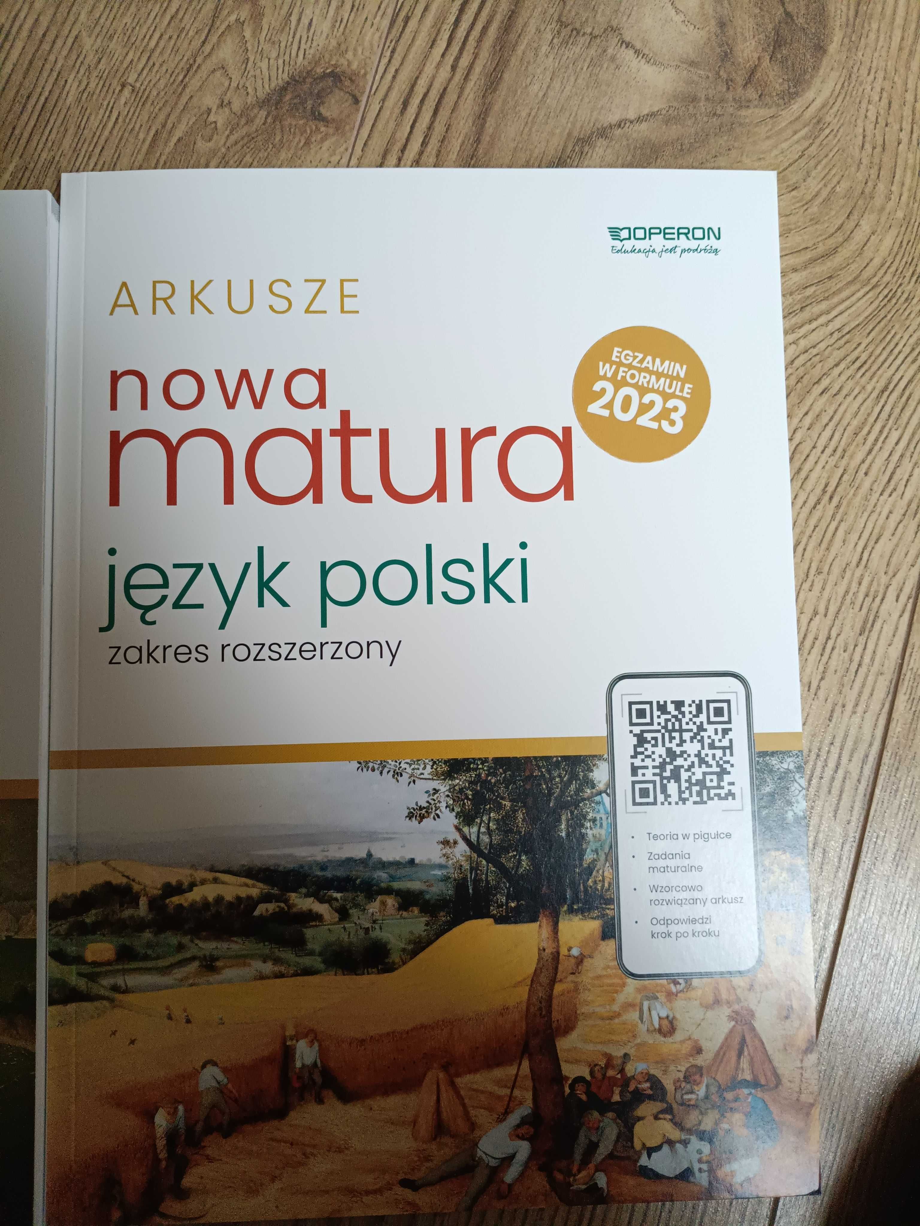 Sprzedam arkusze nowa matura do języka polskiego