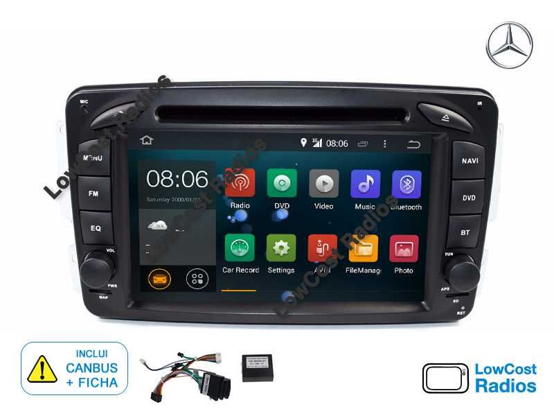 Rádio 2DIN GPS ANDROID BMW E46 E39 E87, VW, Opel, Mercedes (MONTAGEM)