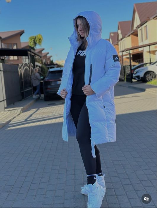Жіноча парка, пальто, куртка пуховик зимова adidas Myshelter down