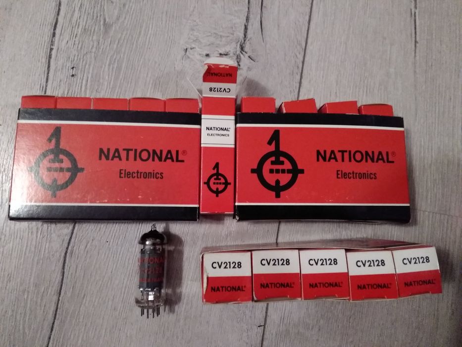 Lampy lampa elektronowa Cv2128 ECH81 6AJ8 6i1p 6U1 ECH83 NOS National