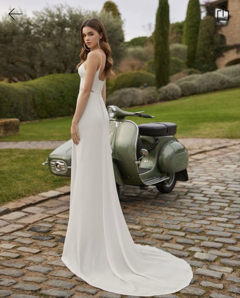 Vestido de Noiva Nunca Usado - Rosa Clará