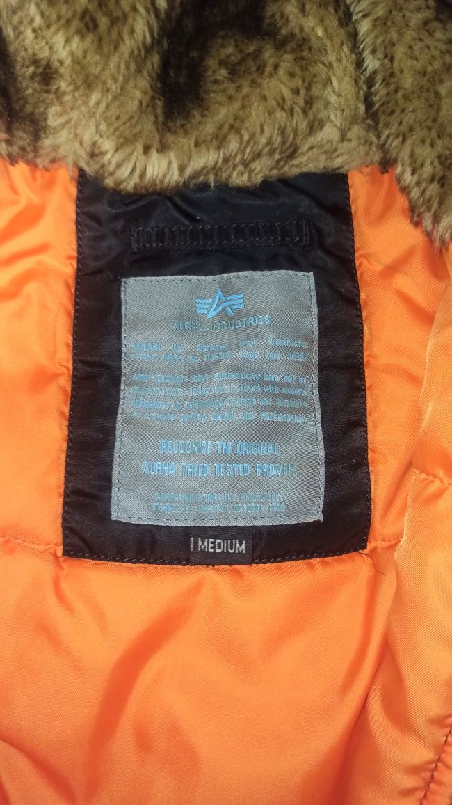 Парка Alpha Industries n-3b аляска