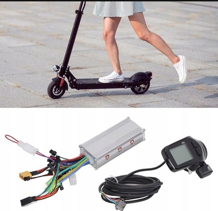 Kontroler Silnika 36V/48V 500W + LCD S886 do Roweru Elektrycznego