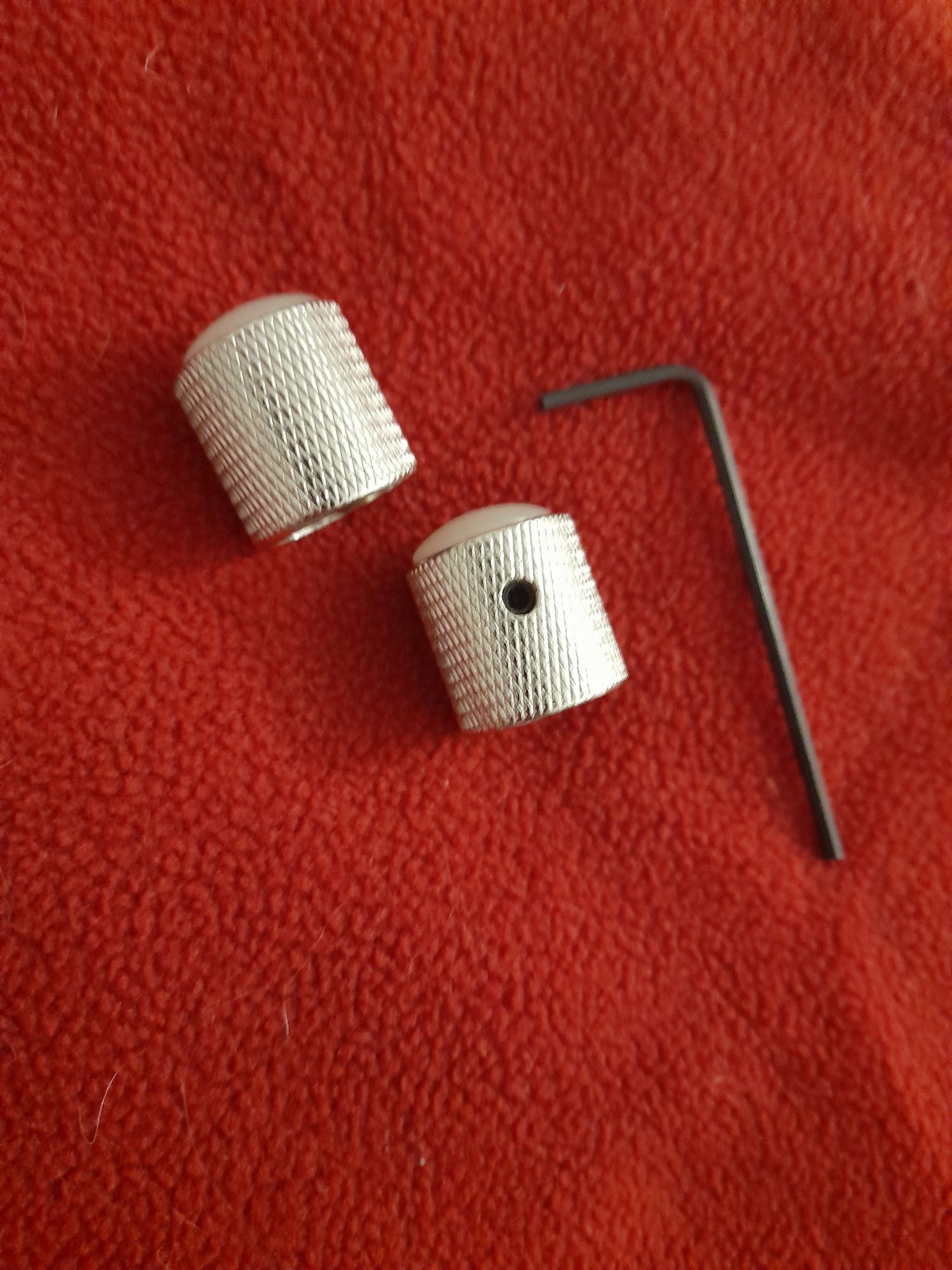 Knobs Telecaster novos com face em madre pérola
