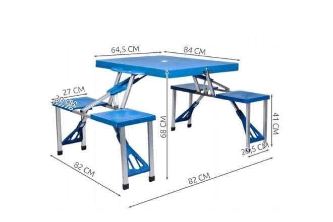 NOWY zestaw turystyczny piknikowy (stół i siedzenia )