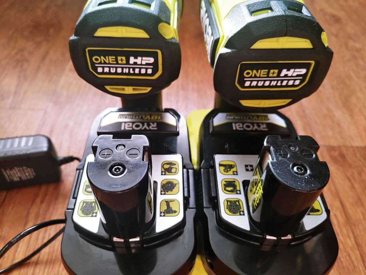 Набор бесщеточных шуруповертов Ryobi ONE+ HP 18В