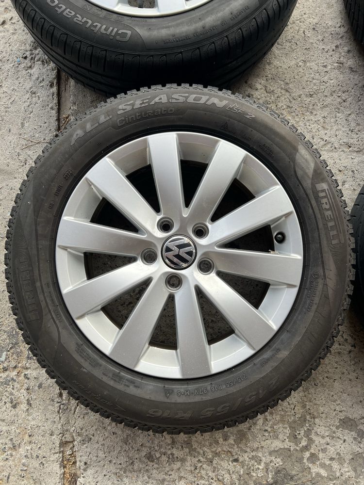 Продам диски R 16 с резиной Vw B7.
