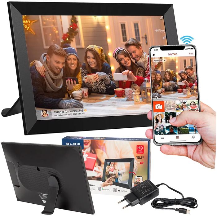 Cyfrowa ramka na zdjęcia BLOW FRAMEO Wi-Fi 10.1 cala 79-702#