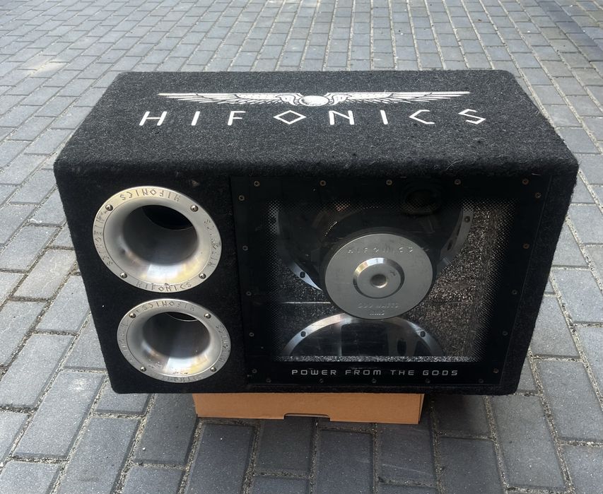 Skrzynia basowa subwoofer głosnik hifonics