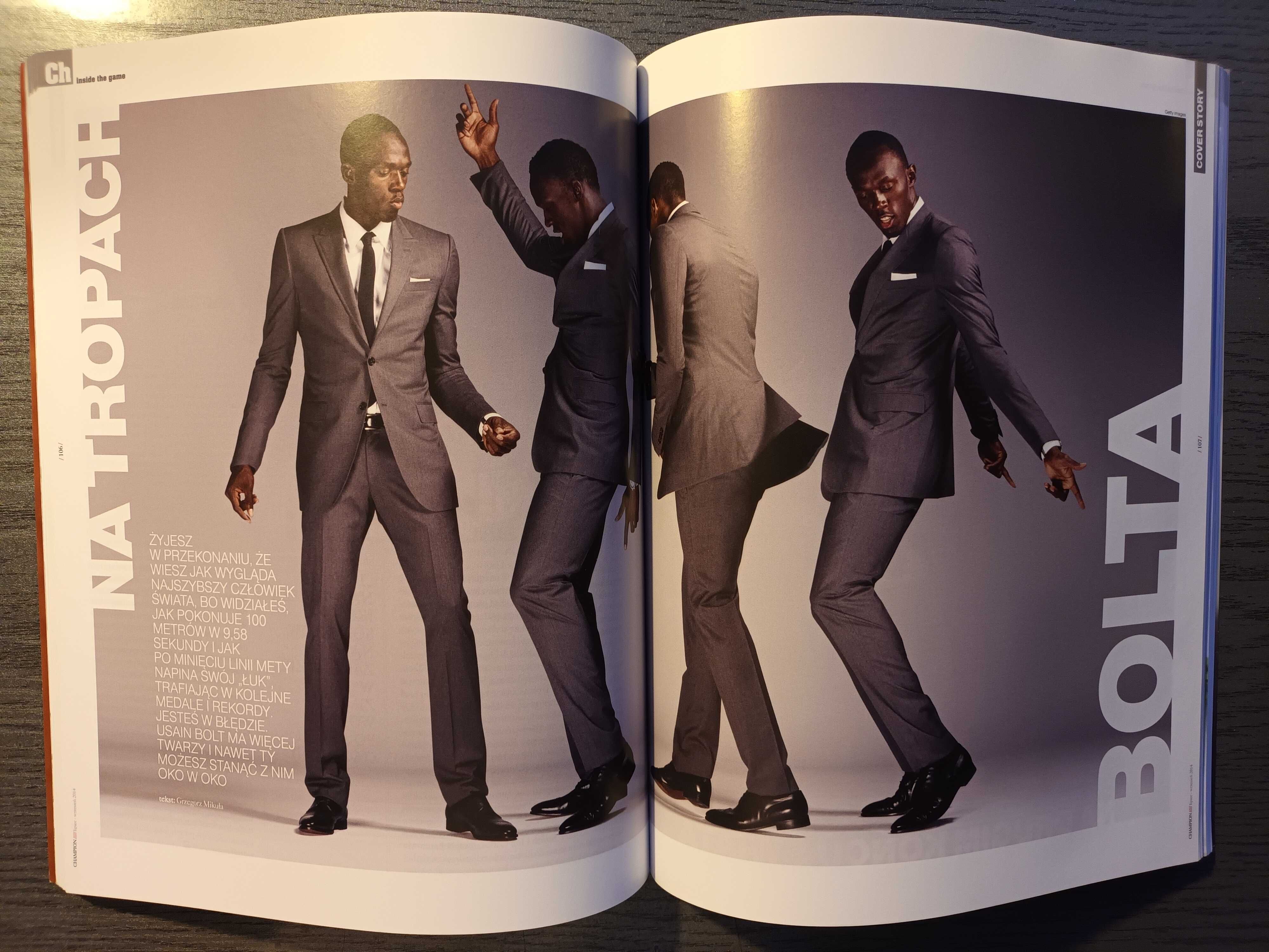 Champion magazyn nr 3 2014 Usain BOLT