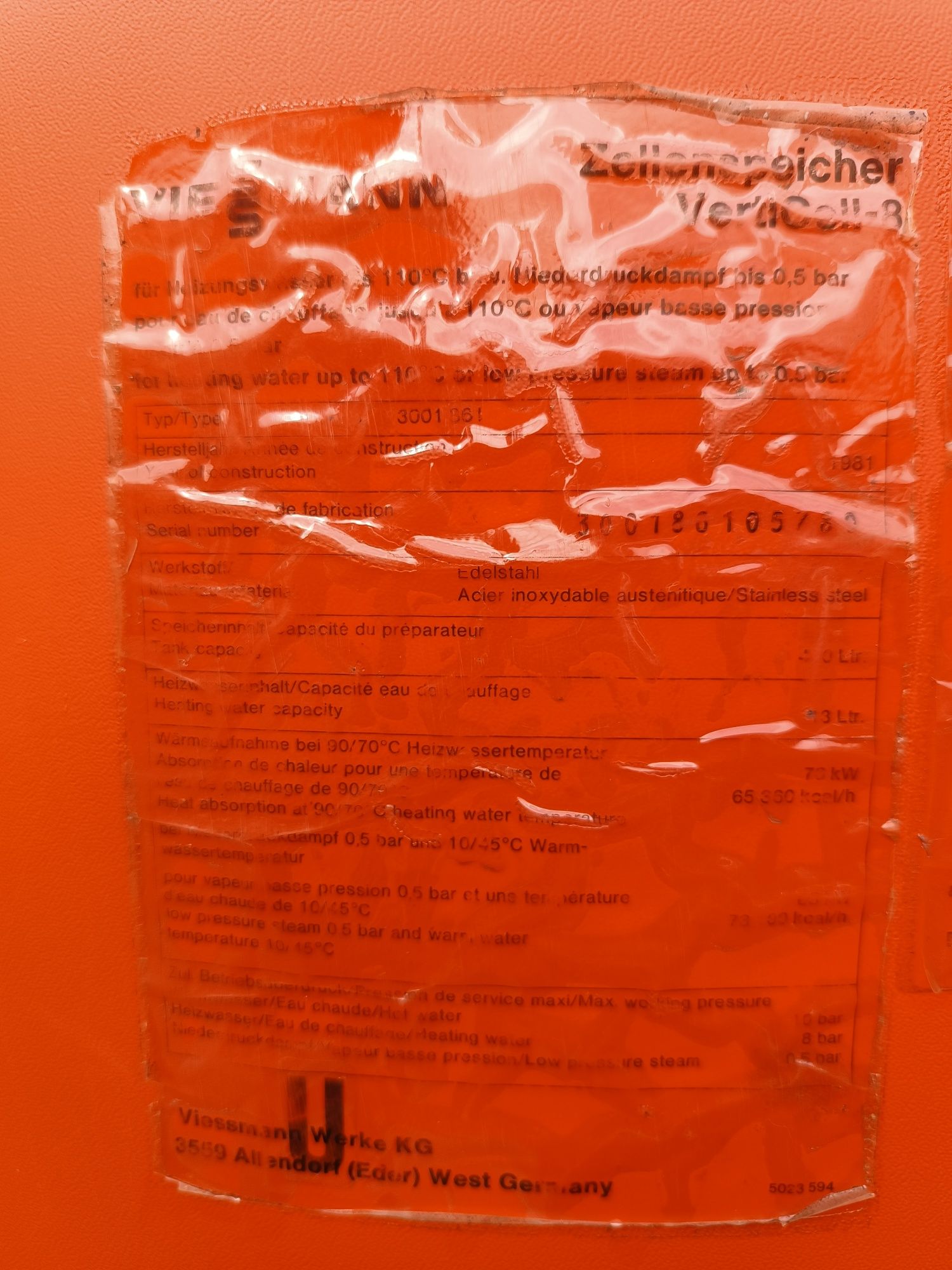 Bojler Viessmann 400L ze stali nierdzewnej wężownica