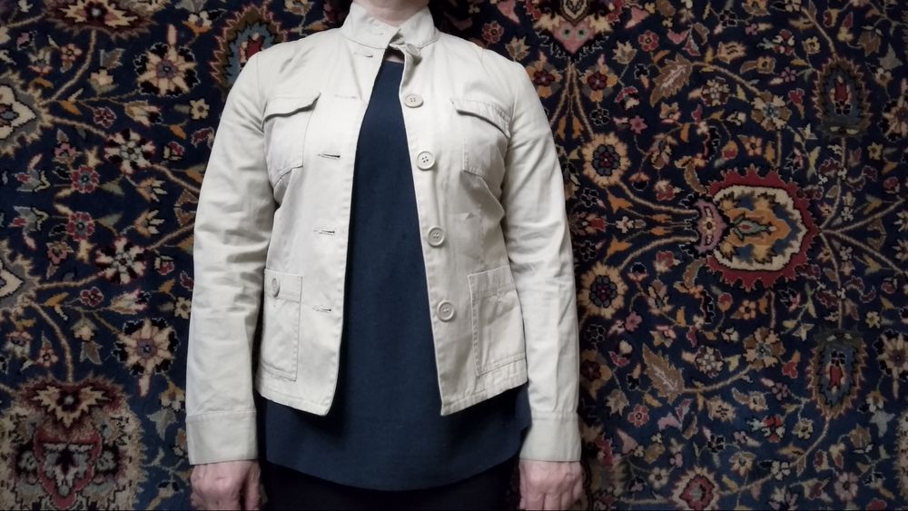 Коттоновая куртка ветровка пиджак жакет на девочку М