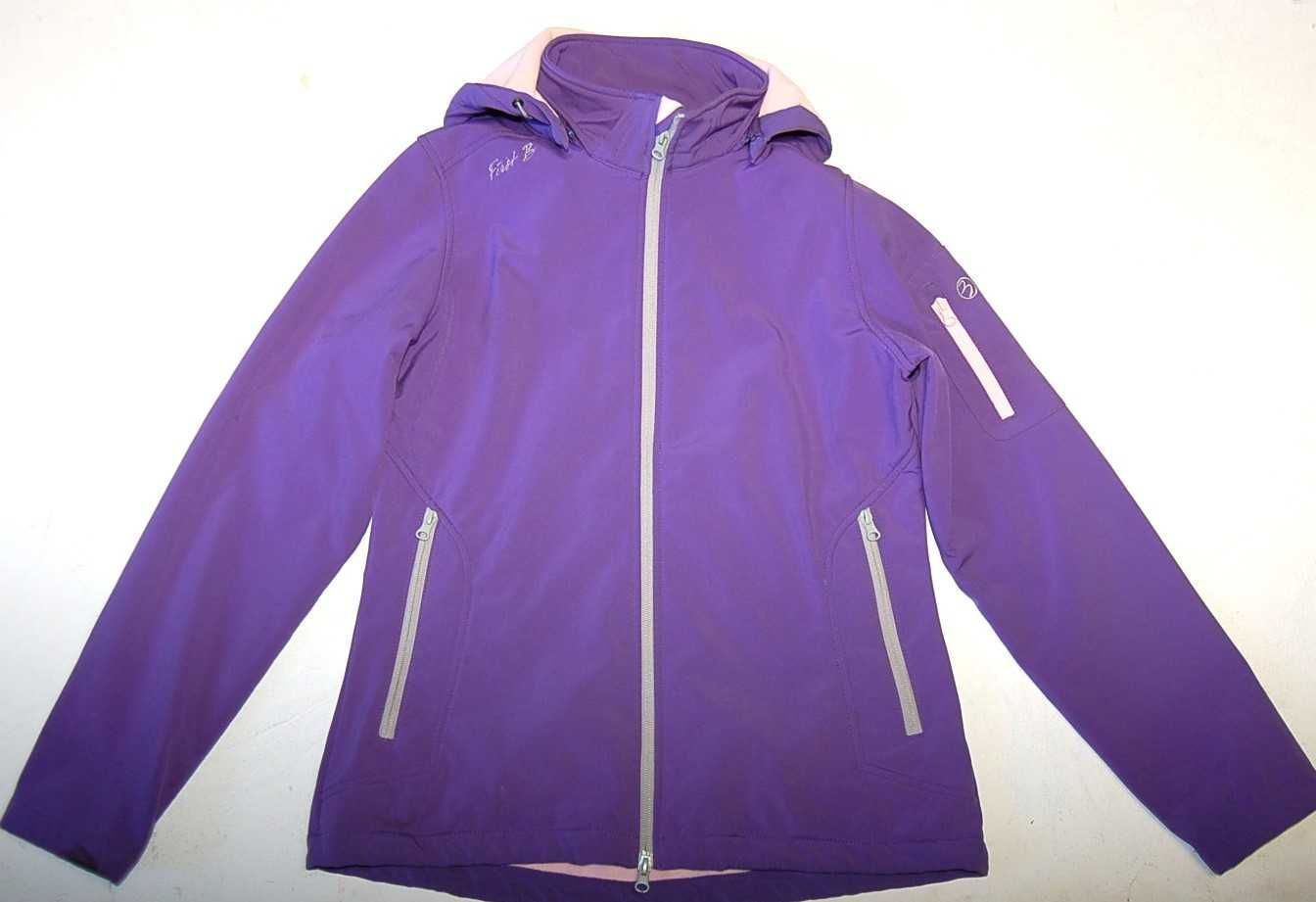 FIRST B ROZ.40  softshell kurtka damska z kapturem