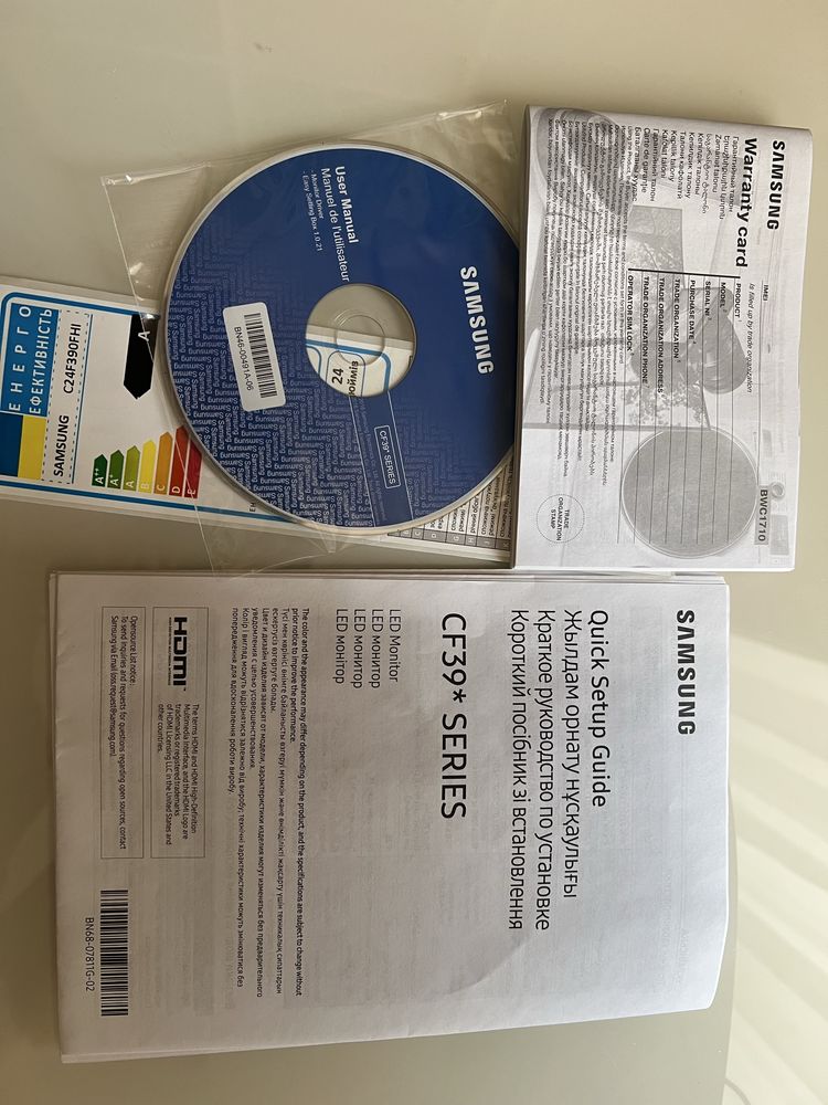 Монитор Samsung 24“ C24F390FHI